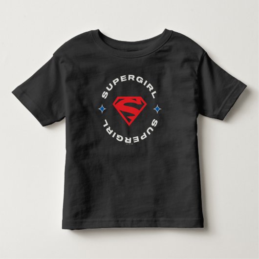 Supergirl Age of Heroes Circle S-Shield Kleinkind T-shirt (Vorderseite)