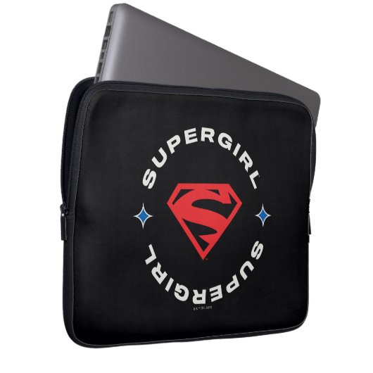 Supergirl Age of Heroes Circle S-Shield Laptopschutzhülle (Vorne Rechts)