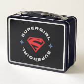 Supergirl Age of Heroes Circle S-Shield Metall Brotdose (Rückseite)