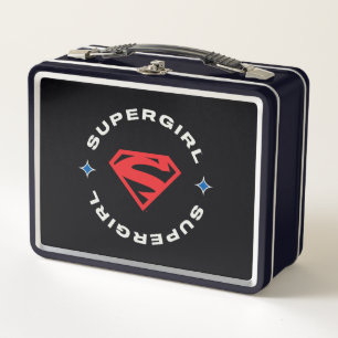 Supergirl Age of Heroes Circle S-Shield Metall Brotdose