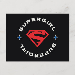 Supergirl Age of Heroes Circle S-Shield Postkarte