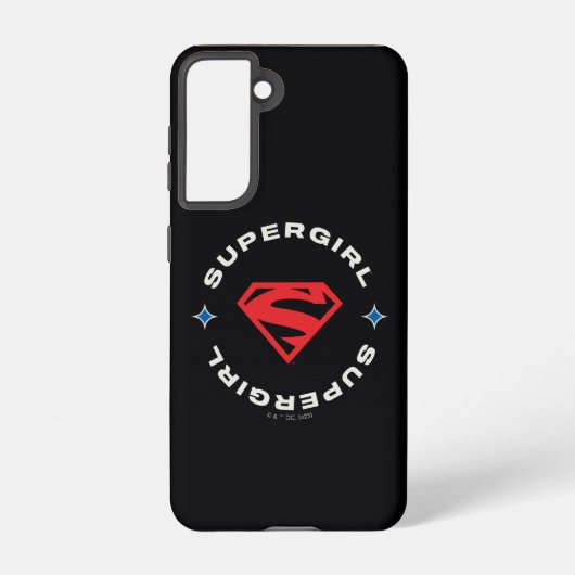 Supergirl Age of Heroes Circle S-Shield Samsung Galaxy Hülle (Rückseite)