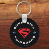 Supergirl Age of Heroes Circle S-Shield Schlüsselanhänger (Vorderseite)