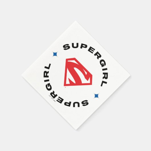 Supergirl Age of Heroes Circle S-Shield Serviette (Ecke)