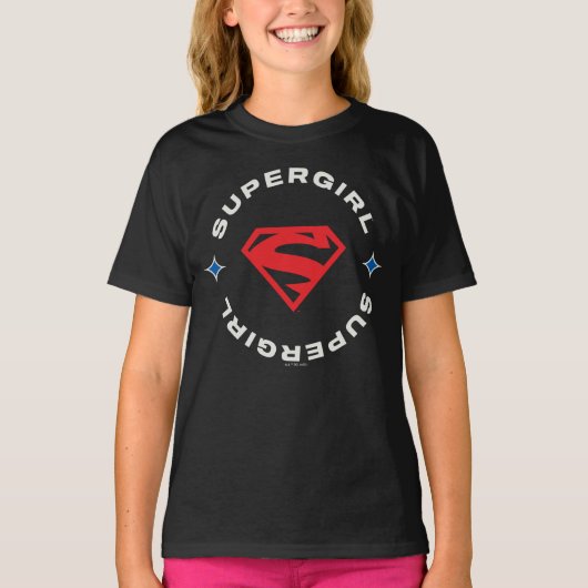 Supergirl Age of Heroes Circle S-Shield T-Shirt (Vorderseite)