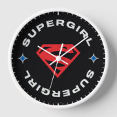 Supergirl Age of Heroes Circle S-Shield Uhr (Vorderseite)
