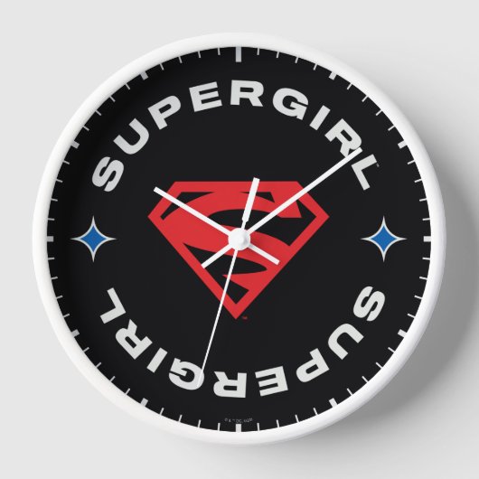 Supergirl Age of Heroes Circle S-Shield Uhr (Vorderseite)