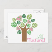 Supergirl All Natural Tree Postkarte (Vorne/Hinten)