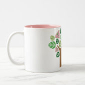 Supergirl All Natural Tree Zweifarbige Tasse (Links)