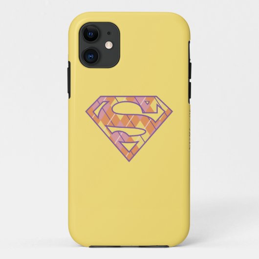 Supergirl Argyle Logo Case-Mate iPhone Hülle (Rückseite)