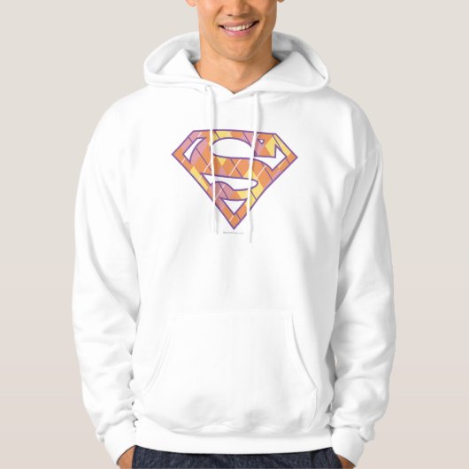 Supergirl Argyle Logo Hoodie (Vorderseite)