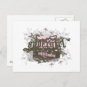 Supergirl Attitude Postkarte (Vorne/Hinten)