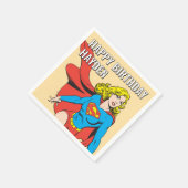 Supergirl auf Achse Serviette (Ecke)