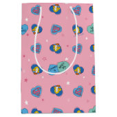 Supergirl aus dieser Welt Retro Grafik Mittlere Geschenktüte (Vorderseite)