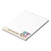 Supergirl aus dieser Welt Retro Grafik Notizblock (Rotiert)