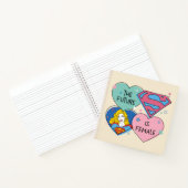 Supergirl aus dieser Welt Retro Grafik Notizblock (Innenseite)