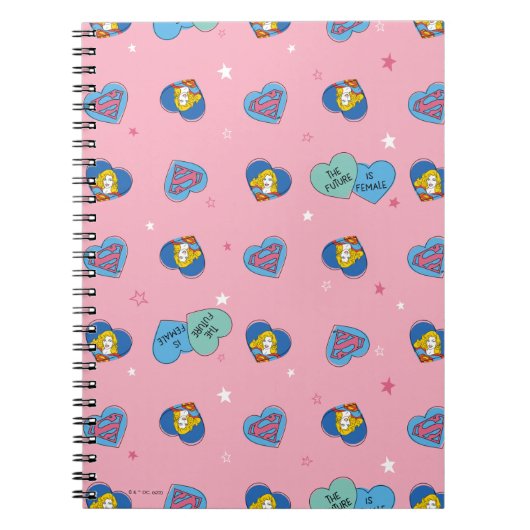 Supergirl aus dieser Welt Retro Grafik Notizblock (Vorderseite)