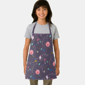 Supergirl aus dieser Welt Retro Grafik Schürze (Insitu)