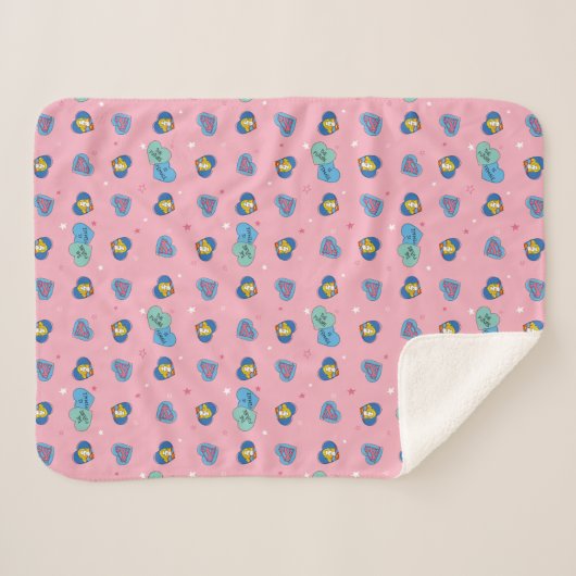 Supergirl aus dieser Welt Retro Grafik Sherpadecke (Vorderseite (Horizontal))