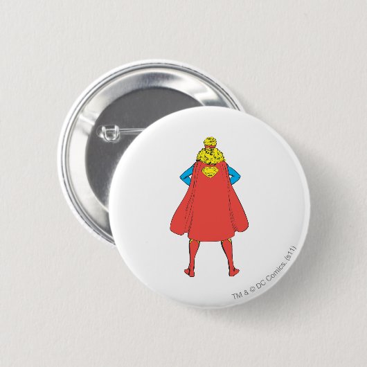 Supergirl Back View Button (Vorne & Hinten)