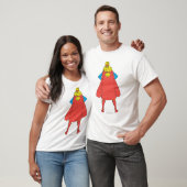 Supergirl Back View T-Shirt (Unisex)