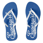 Supergirl Baseball All-Star-Logo Badesandalen (Fußbett)
