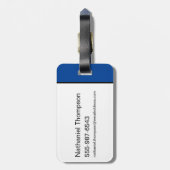 Supergirl Baseball All-Star-Logo Gepäckanhänger (Rückseite vertikal)