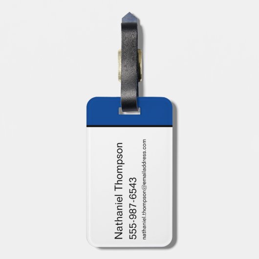 Supergirl Baseball All-Star-Logo Gepäckanhänger (Rückseite vertikal)