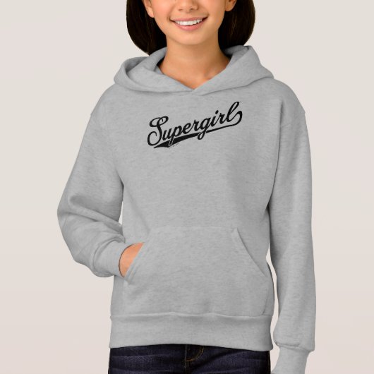 Supergirl Baseball All-Star-Logo Hoodie (Vorderseite)