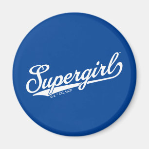 Supergirl Baseball All-Star-Logo Magnet