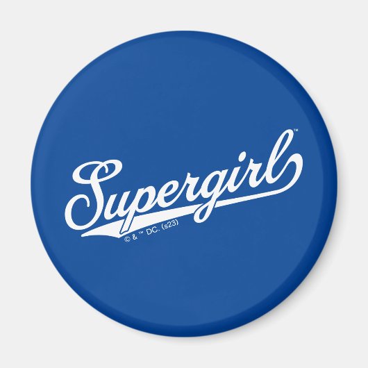 Supergirl Baseball All-Star-Logo Magnet (Vorne)