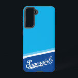 Supergirl Baseball All-Star-Logo Samsung Galaxy Hülle<br><div class="desc">Supergirl | Karo aus diesem Baseball All-Star-Logo!</div>