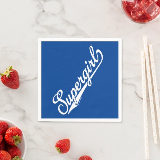 Supergirl Baseball All-Star-Logo Serviette (Beispiel)