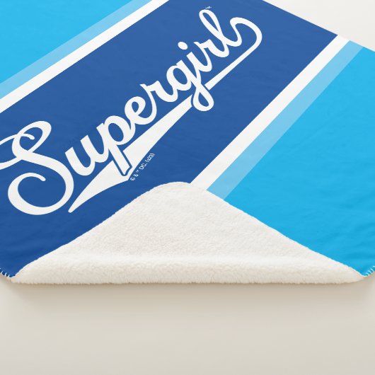 Supergirl Baseball All-Star-Logo Sherpadecke (3/4)