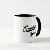 Supergirl Baseball All-Star-Logo Tasse (VorderseiteRechts)