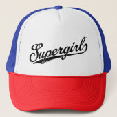 Supergirl Baseball All-Star-Logo Truckerkappe (Vorderseite)