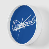 Supergirl Baseball All-Star-Logo Uhr (Winkel)