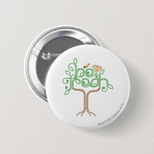 Supergirl Be Fresh Button (Vorne & Hinten)
