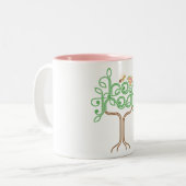 Supergirl Be Fresh Zweifarbige Tasse (Vorderseite Links)