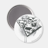 Supergirl Behielt es Fresh 1 Magnet (Vorderseite/Rückseite)