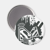 Supergirl Behielt es Fresh 2 Magnet (Vorderseite/Rückseite)