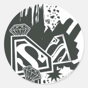 Supergirl Behielt es Fresh 2 Runder Aufkleber