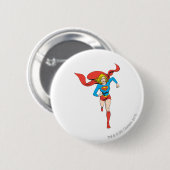 Supergirl bereit zum Gehen Button (Vorne & Hinten)