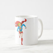 Supergirl bereit zum Gehen Kaffeetasse (VorderseiteRechts)
