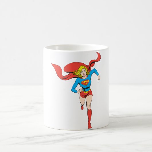 Supergirl bereit zum Gehen Kaffeetasse (Mittel)