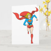 Supergirl bereit zum Gehen Karte (Gelbe Blume)