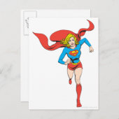 Supergirl bereit zum Gehen Postkarte (Vorne/Hinten)