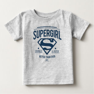 Supergirl Besser Als Je zuvor Retro-Grafik Baby T-shirt