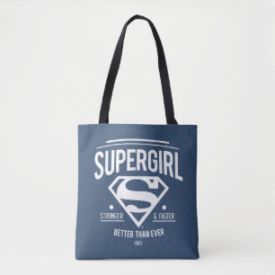 Supergirl Besser als je zuvor Retro-Grafik Tasche
