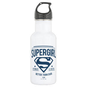 Supergirl besser als je zuvor Retro Graphic Edelstahlflasche